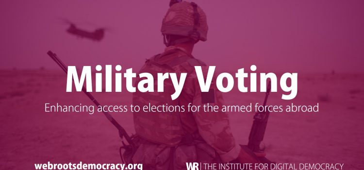 Voting technology to facilitate voting for military personnel overseas