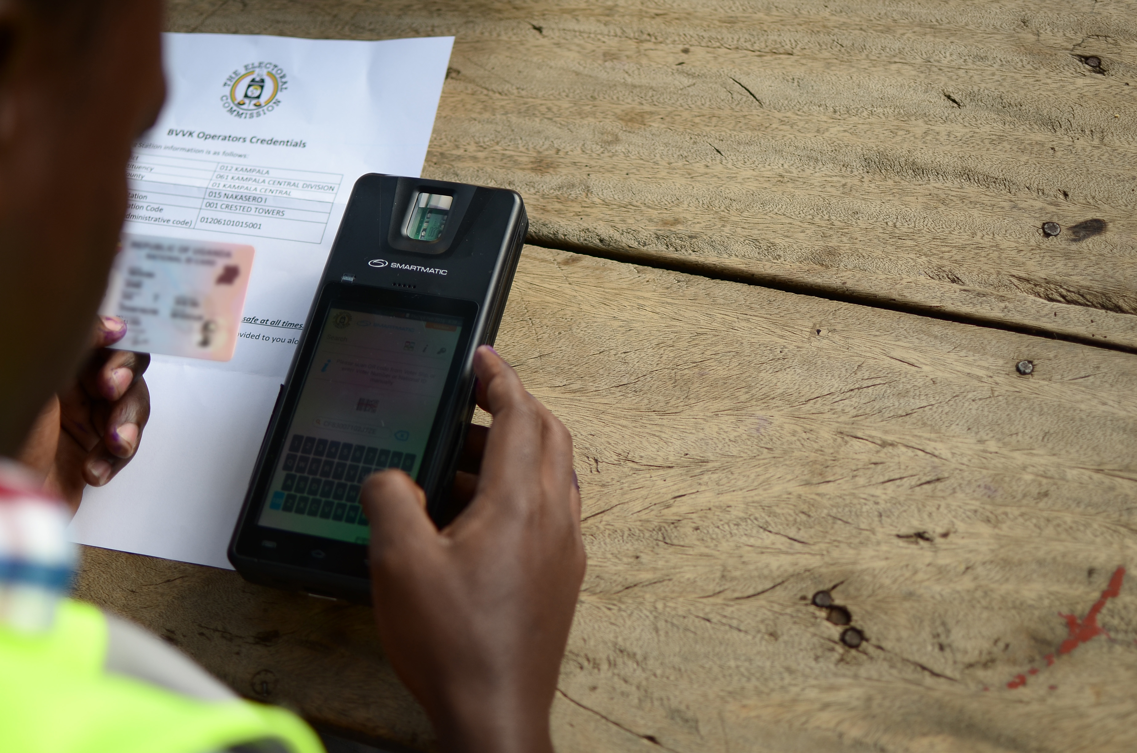 Biometría technology - Uganda elections